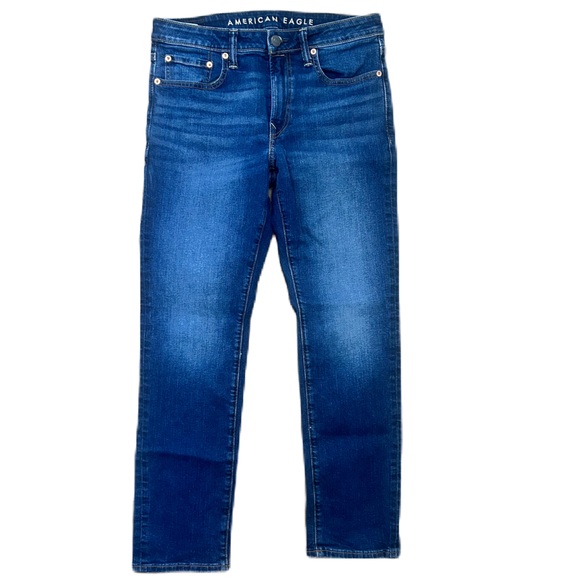 American Eagle Outfitters Men's Denim AirFlex+ Slim Straight Jean 31X30 - Picture 4 of 5